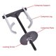 thumbnail image 4 of Compresor de Resortes de Embrague WINTOOLS 27 cm Acero A3, 4 of 6