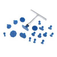 Magideal - Equipo De Juego De Extractor De Abolladuras De Coche Con 18 Piezas De Lengüetas, Juego De Herramientas De Reparación De Carrocería, Extractor De Aboll