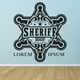 thumbnail image 2 of Decomural Sheriff Badge Cowboy Western WS-46293, 2 of 2