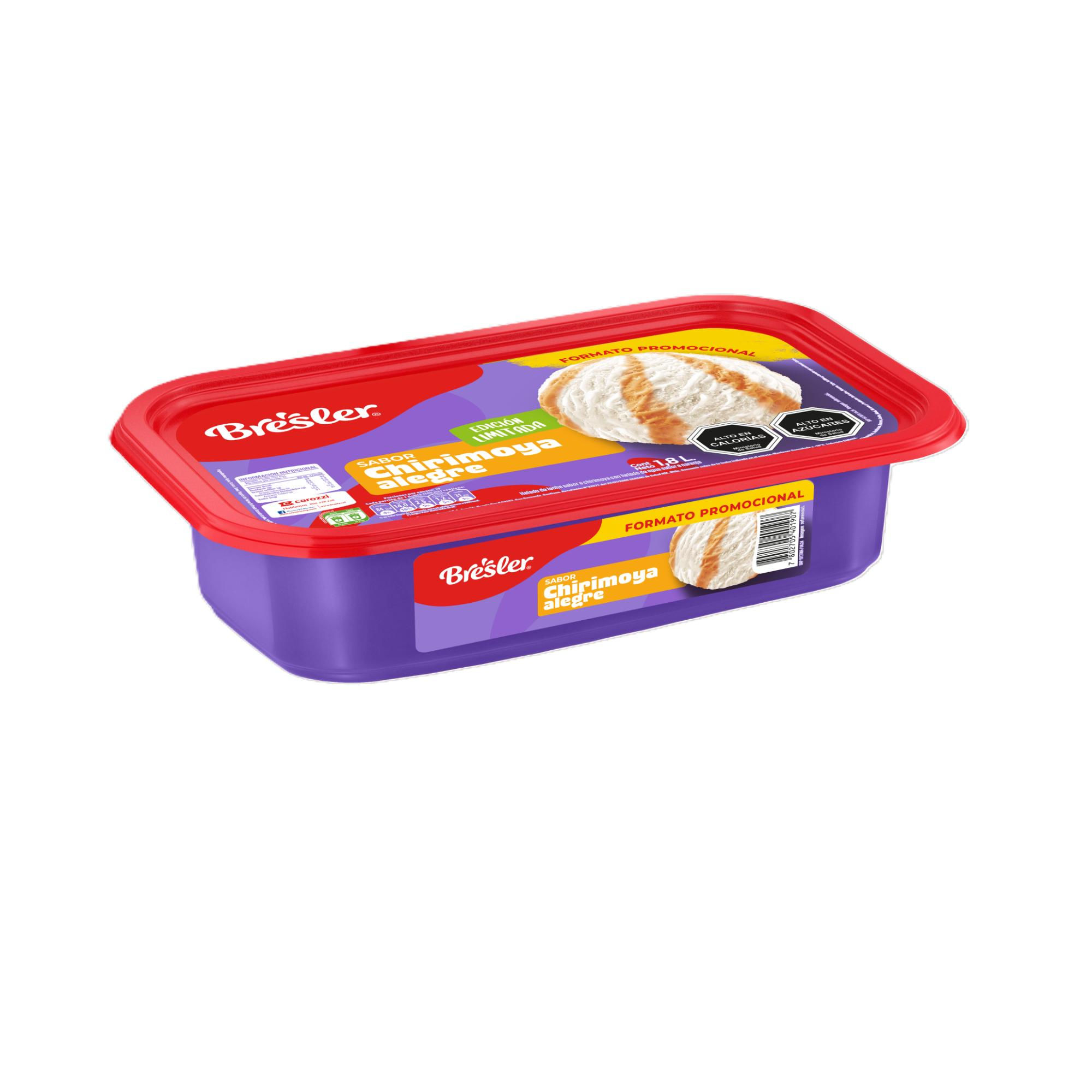 Helado Chirimoya Alegre Cassata 1.8 L Bresler