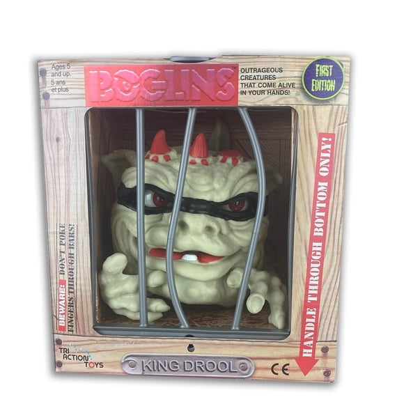 Puppet Boglins Foam Monster King Baber con ojos rojos, 20 cm, niños a partir de 5 años