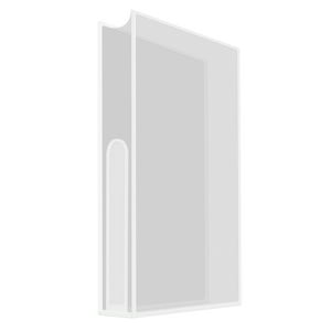 Genérico - Funda Protectora Vertical De Eva Compatible Con Playstation 5 Pro - Funda Antiarañazos Y Antipolvo Para La Consola Ps5 Pro Accesorios Para Juegos-Blanco