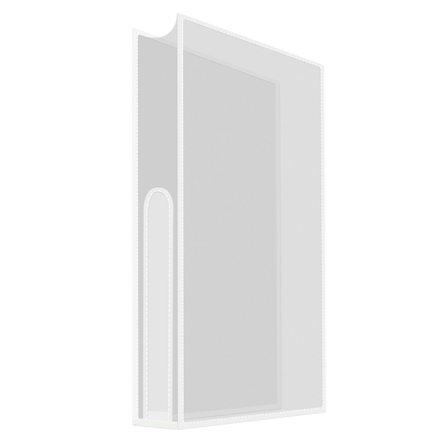 Genérico - Funda Protectora Vertical De Eva Compatible Con Playstation 5 Pro - Funda Antiarañazos Y Antipolvo Para La Consola Ps5 Pro Accesorios Para Juegos-blanco