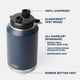 thumbnail image 2 of Jarra Thermos YETI Rambler de 3,8 L con aislamiento al vacío, color negro, 2 of 9
