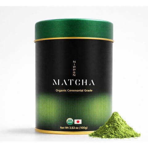 Té En Polvo Nippon Matcha Orgánico Grado Ceremonial 100 G