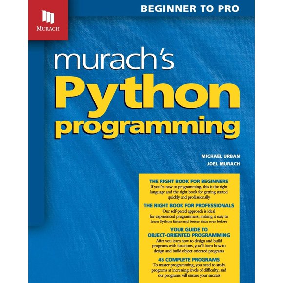 Libro de Programación en Python de Mike Murach: De Principiante a Profesional