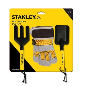 Stanley Jr - Juego De Herramientas Manuales De Jardín Horquilla De Mano Hand Spade Con Guantes