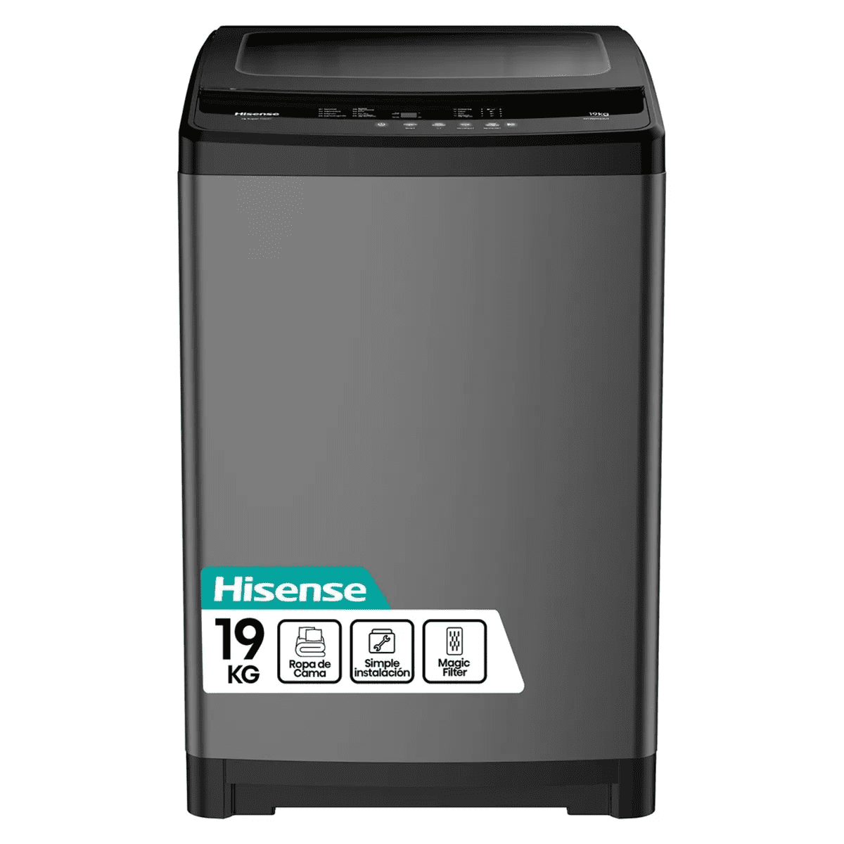 Hisense - Lavadora Superior 19 Kg Wt3w1923ut