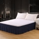 thumbnail image 2 of suxuMhao Faldas de Cama con Borlas - Volante Antipolvo con Caída de 15in, Se Ajusta a Cama King 78 X 80in, Faldas de Cama King, Falda de Cama de Poliéster Suave, Falda de Cama de Fácil Instalación, 2 of 4