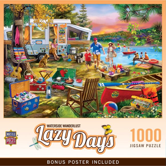 Lazy Days Waterside Wanderlust 1000 Piece Puzzle