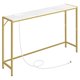 thumbnail image 1 of Mesa consola MAHANCRIS CTJM112E01 Mármol y oro 110cm, 1 of 8