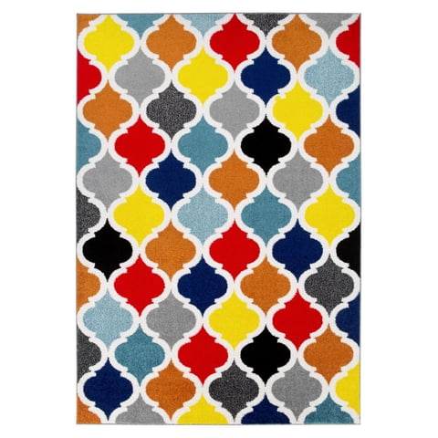 Modalfo - Alfombra Florida Multicolor 160 X 210 Cm