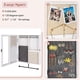 thumbnail image 4 of Organizador de joyería Keebofly de pared, blanco, 40 × 33 × 6 cm, 4 of 8