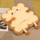 thumbnail image 1 of 1pc Comfortable Cartoon Toast Seat Cushion - Perfect Anti-Fatigue Pillow for Kids' Home & Office Seating!, 1 of 3