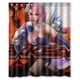 thumbnail image 1 of Cortina de ducha con la encantadora Alisa en Tekken, juego de cortinas de baño con ganchos, tamaño 60 x 72 pulgadas, 1 of 3