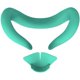 thumbnail image 5 of VR Accesorios Set Para Meta Quest 3, Cubierta protectora para la cara, empuñaduras para el mando, cubierta para los auriculares, protector para la lente y cubierta para la carcasa - Verde, 5 of 8