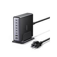 Estación De Carga Ugreen Bloque De Cargador Usb C Gan De 200 W Y 8 Puertos