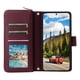 thumbnail image 2 of Funda Cartera con Cremallera y Correa para Samsung Galaxy S26 5G Soporte y Tarjetero Rojo, 2 of 6