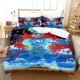thumbnail image 1 of New Tengen Toppa Gurren Lagann Bedding Set Bed Set Aldult Kid Bedroom 3D Bed Sheet Set Bed Sheets, 1 of 5