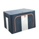 thumbnail image 4 of Organizador De Bolsas De Almacenamiento De Ropa, Impermeable, Reforzado Para Juguetes, Ropa De Cama, Armario, Azul Marino, 4 of 5