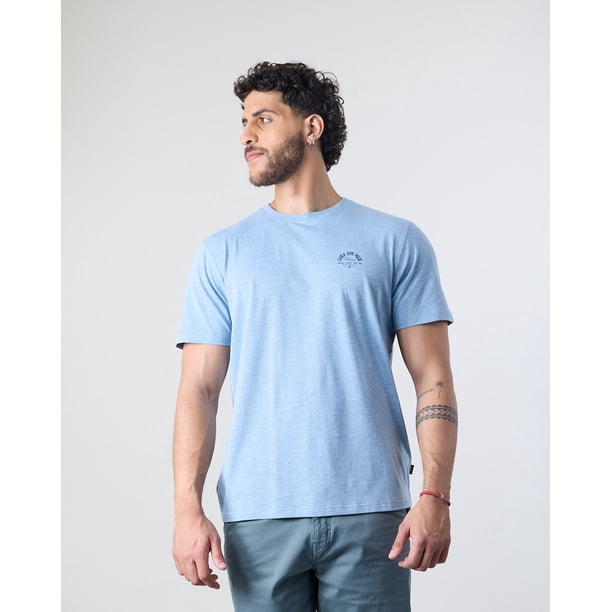 Polera hombre manga corta Melange XV1713 Polemic