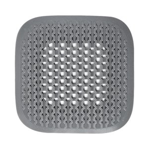 Magideal - Tapete De Drenaje De Silicona, Protectores De Drenaje, Tapete Para Drenaje De Piso Multiusos, Cubierta De Bañera Para Hotel, Bañera, Lavandería Y Baño Estilo De Filtro Gris