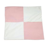 Máxima Design - Funda Cojín Gabriela Rosado Blanco Felpa 50X50 Cm