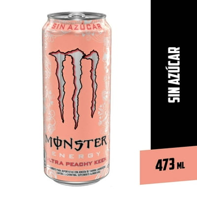 Bebida Energética Energy Peachy Keen Botella 473 Ml Monster