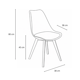thumbnail image 4 of Silla Tulip Ecocuero Beige X6, 4 of 8