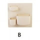 thumbnail image 1 of 1pc Adhesive Wall Storage Rack, Bathroom Wall Storage Rack, No Punching Wall Hanging Kitchen Storage Rack, 1 of 5