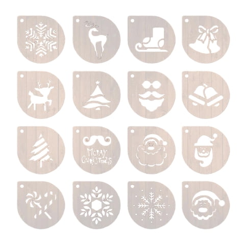 Bothyi - Plantillas De Café, Plantilla Reutilizable De Espuma Latte Art Para Tarta, Capuchino, Mousse