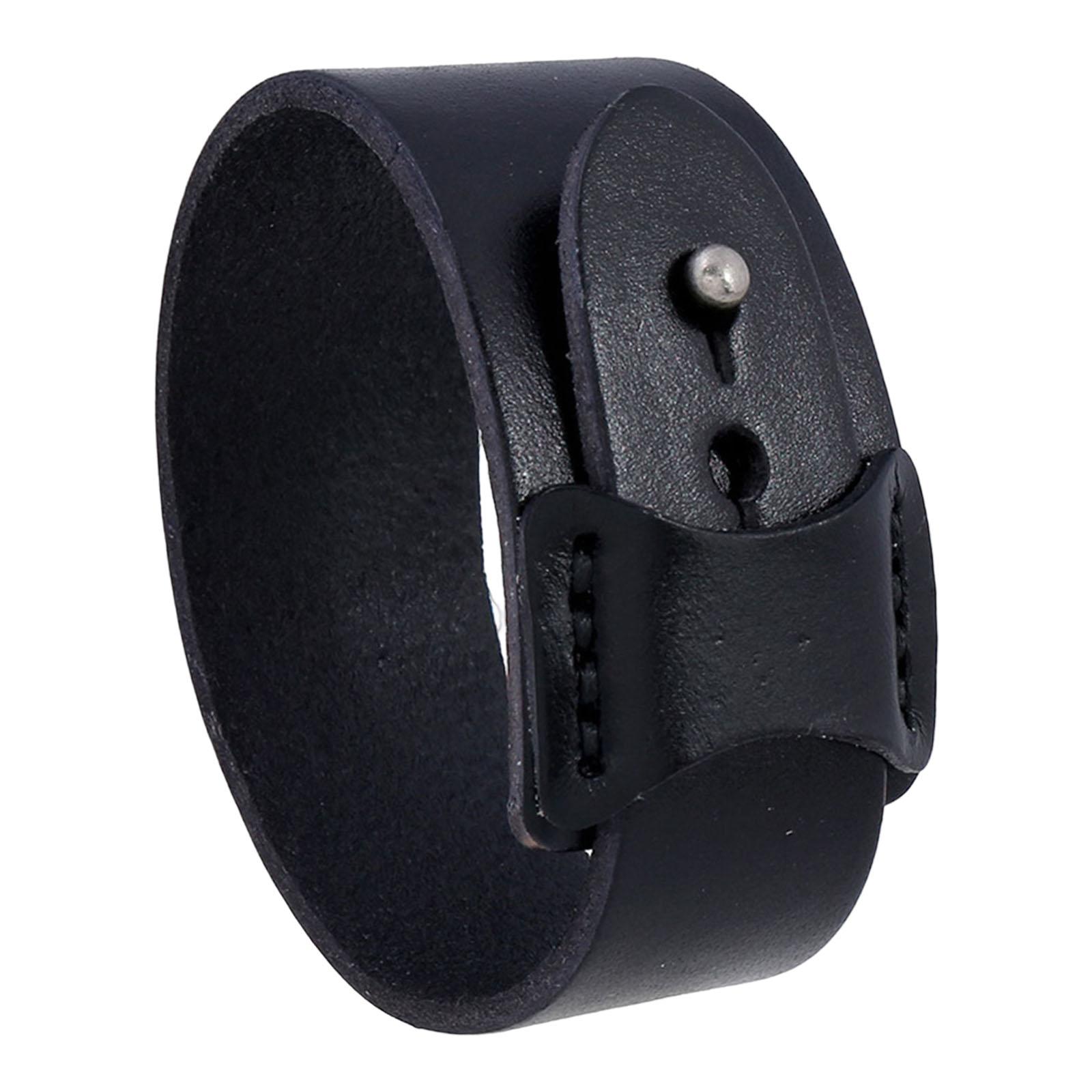 Magideal - Hombres De , Brazalete , Cinturón Ancho, Brazalete De De Moda. De Brazalete. Punk. Pa , Negro