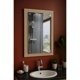 thumbnail image 1 of Espejo de Baño Rectangular 50x70 cm con Marco de Madera Roble y Blanco, 1 of 5