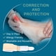 thumbnail image 5 of Alisadores De Dedos Hammer Toe 4 Unidades Férulas Para Dedos, 5 of 7