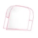 thumbnail image 4 of Funda De PVC Transparente Para Respaldo De Silla De Peluquería Cuadrada De 48 X 38 X 12 Cm, 4 of 5