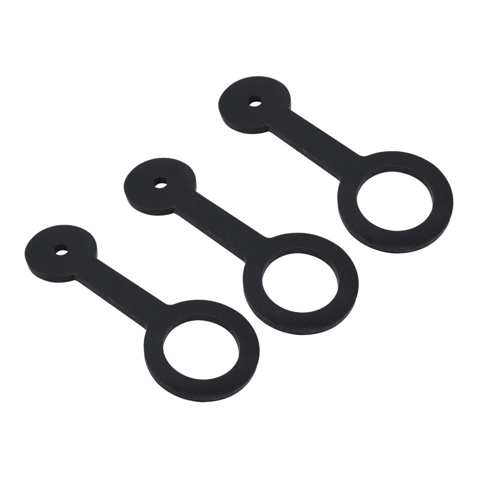 Magideal - Correa De Silicona Para Pestillo De Viaje De Puerta De Ducha De Rv F100158276 0273349 Para Pestillos De Puerta De Baño De Remolque/Casa Rodante/Vehícu 3 Piezas