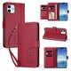 thumbnail image 2 of Funda Cartera Trébol para iPhone 12/12 Pro con Ranuras Tarjetas y Carga Inalámbrica Rojo, 2 of 6