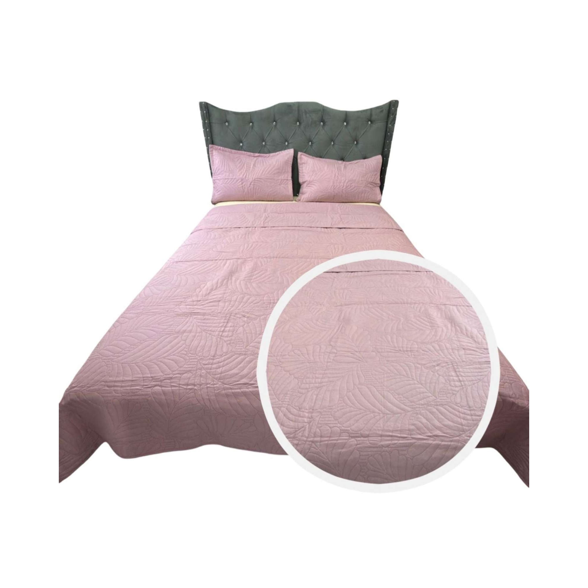 Iiimussa - Cubrecama Quilt De Lujo Verano King Rosa