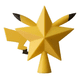 thumbnail image 2 of Adorno de Navidad - Estrella de Árbol Pikachu, 2 of 3