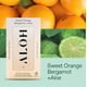 thumbnail image 4 of Toallitas desinfectantes para manos ALOH, naranja dulce, bergamota y aloe, 60 unidades, 4 of 8