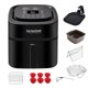 thumbnail image 1 of Freidora Nuwave Brio de 6 litros con controles de sonda de un toque, color negro, 1 of 9