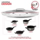 thumbnail image 2 of Tapa universal Modern Innovations para ollas y sartenes de 21 a 30 cm, 2 of 8