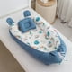thumbnail image 3 of Nido Colecho Premium Cuna Portátil con Almohada Azul, 3 of 3