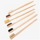 thumbnail image 2 of 10PCS Environmental Personal Bamboo Charcoal Toothbrush For Oral Health Low Carbon Medium Soft Bristle Wood Handle Toothbrush, 2 of 3