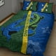 thumbnail image 3 of Isla Salomón Cocodrilo y Tiburón Juego de Cama Colcha Polinesia LT03, 3 of 3