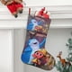 thumbnail image 2 of Beat Bugs Tema: Calcetines de Navidad, fino lino blanco para colgar en escaleras y chimenea, decoración navideña para el hogar, regalo de Navidad. 45cm × 32cm, 2 of 5