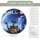 thumbnail image 2 of Wall·e theme Fitted Round Tablecloths Elastic Edged Table Covers Waterproof Table Cloth For Kitchen Holiday Party Tables Decor 150cm, 2 of 6