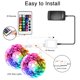 thumbnail image 4 of Tira de luces LED dalattin Bluetooth 30m RGB para dormitorio, 4 of 7