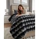 thumbnail image 4 of Cobertor Piel de Conejo + Sherpa: Máxima Calidez y Diseño (2 Plazas), 4 of 6
