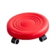 thumbnail image 2 of Taburete Con Ruedas De Baja Altura, Asiento Bajo Con Ruedas Para Casa, Oficina, Dormitorio, Color Rojo, 2 of 5
